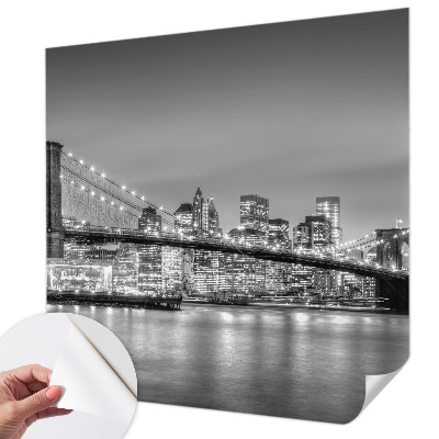 Papel mural texturado decorativo El puente de la metrópolis