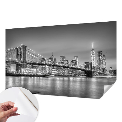 Papel mural texturado decorativo El puente de la metrópolis