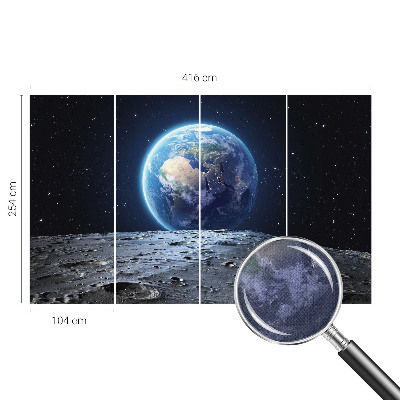 Papel mural con patrón decorativo Panorama cósmico