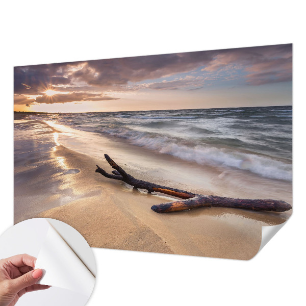 Papel mural texturado decorativo con diseño 'Playa Oeste'