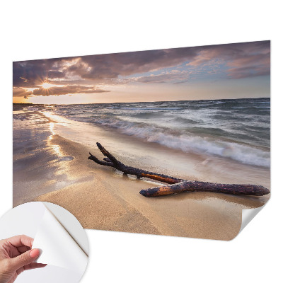 Papel mural texturado decorativo con diseño 'Playa Oeste'