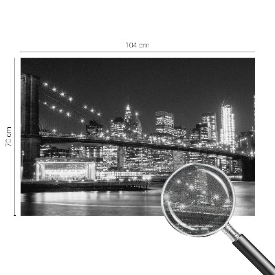 Mural de pared con estampado hermoso Panorama nocturno