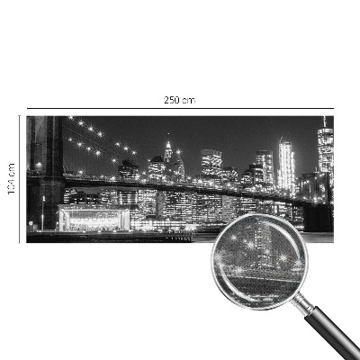 Mural de pared con estampado hermoso Panorama nocturno