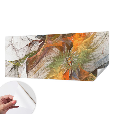 Papel mural con patrón decorativo con diseño caleidoscópico abstracto