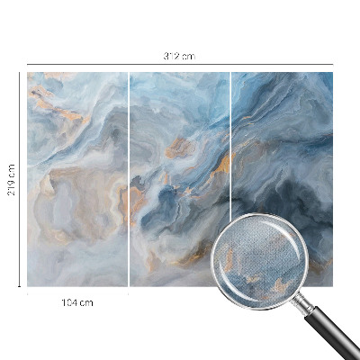 Mural de pared con estampado hermoso Abstracciones coloridas