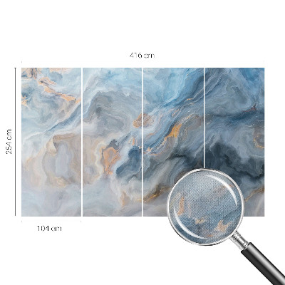 Mural de pared con estampado hermoso Abstracciones coloridas