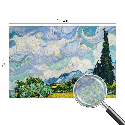 Papel mural texturado decorativo Nubes expresivas