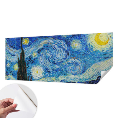 Mural de pared con estampado hermoso con motivo de cielo nocturno