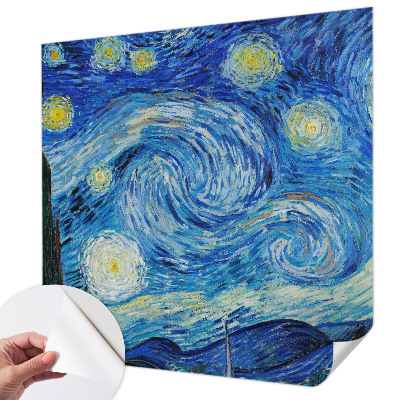 Mural de pared con estampado hermoso con motivo de cielo nocturno