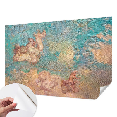 Papel mural texturado decorativo con diseño Pegaso celestial