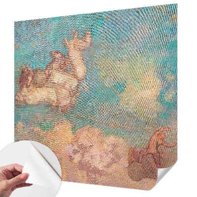 Papel mural texturado decorativo con diseño Pegaso celestial