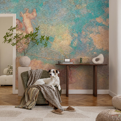 Papel mural texturado decorativo Pegaso celestial