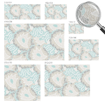 Mural de pared con estampado hermoso Patrones abstractos