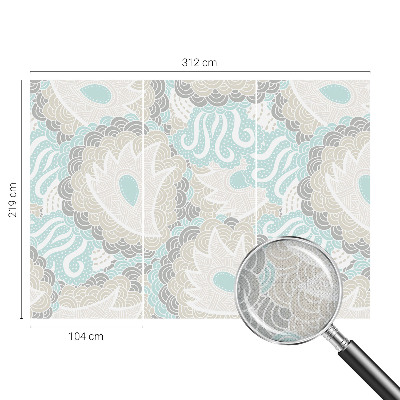 Mural de pared con estampado hermoso Patrones abstractos