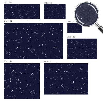 Fotomural decorativo para cabecero de cama con motivo Astro Sky para decorar cabecero