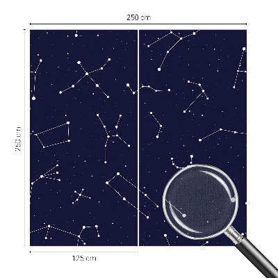 Fotomural decorativo para cabecero de cama con motivo Astro Sky para decorar cabecero