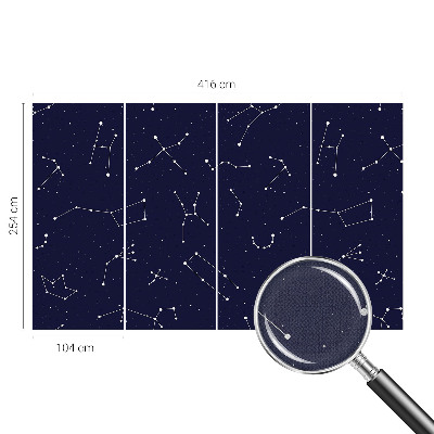 Fotomural decorativo para cabecero de cama con motivo Astro Sky para decorar cabecero