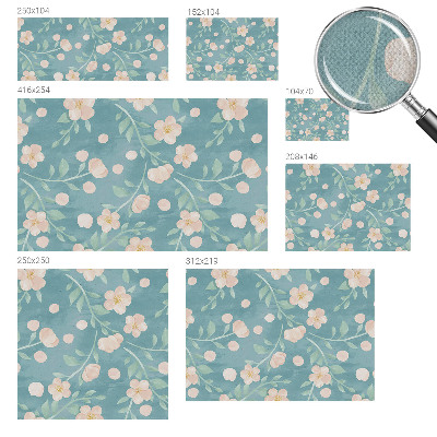 Mural de pared con estampado hermoso Elegancia floral