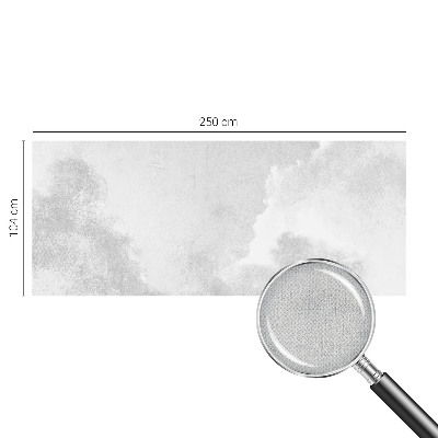 Papel mural texturado decorativo Nubes sutiles