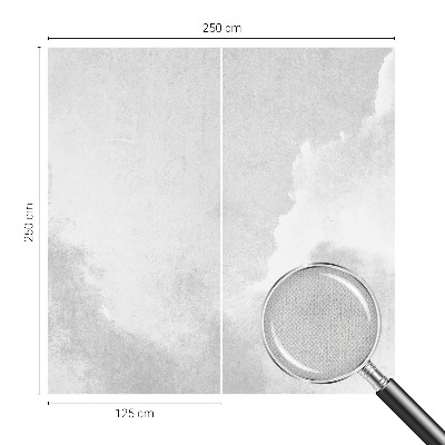 Papel mural texturado decorativo con diseño de nubes sutiles