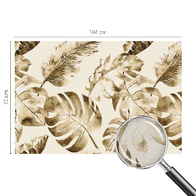 Fotomural decorativo para cabecero de cama con diseño de flora exótica