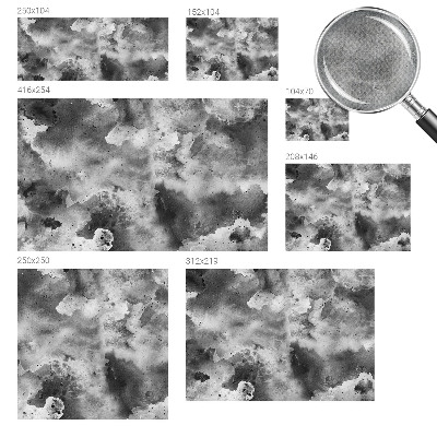 Mural de pared con estampado hermoso Nubes grises