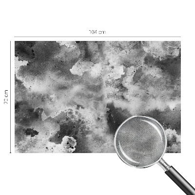 Mural de pared con estampado hermoso Nubes grises