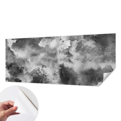 Mural de pared con estampado hermoso con diseño de nubes grises