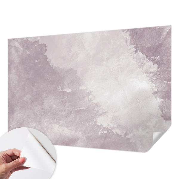 Fotomural decorativo para cabecero de cama abstracción púrpura