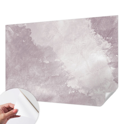 Fotomural decorativo para cabecero de cama abstracción púrpura