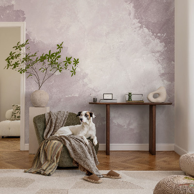 Fotomural decorativo para cabecero de cama abstracción púrpura