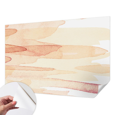 Papel mural texturado decorativo con diseño de pinceladas en tonos pastel