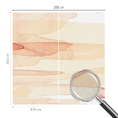 Papel mural texturado decorativo pinceladas de pastel