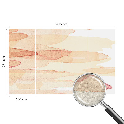 Papel mural texturado decorativo pinceladas de pastel