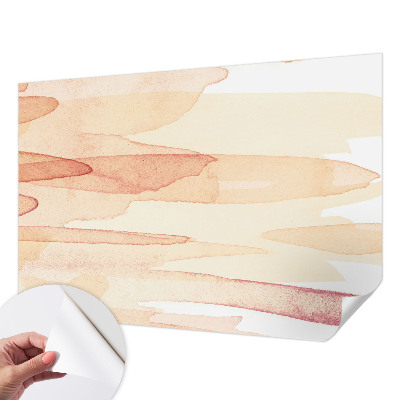 Papel mural texturado decorativo con diseño de pinceladas en tonos pastel