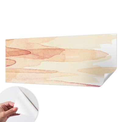 Papel mural texturado decorativo con diseño de pinceladas en tonos pastel