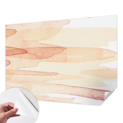 Papel mural texturado decorativo con diseño de pinceladas en tonos pastel