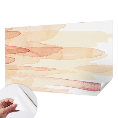 Papel mural texturado decorativo con diseño de pinceladas en tonos pastel