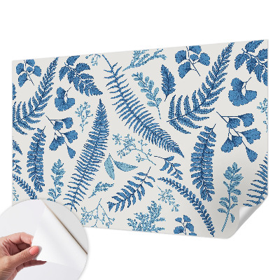 Fotomural decorativo para cabecero de cama con patrones botánicos