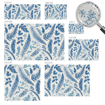 Fotomural decorativo para cabecero de cama patrones botánicos