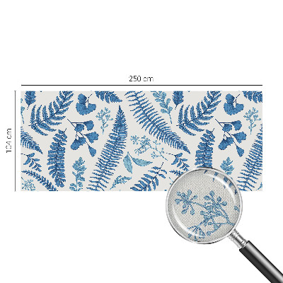 Fotomural decorativo para cabecero de cama con patrones botánicos