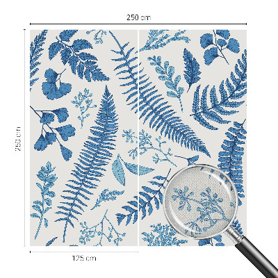Fotomural decorativo para cabecero de cama con patrones botánicos