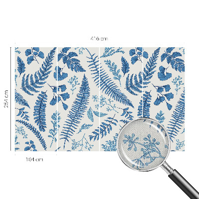 Fotomural decorativo para cabecero de cama con patrones botánicos