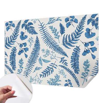 Fotomural decorativo para cabecero de cama patrones botánicos