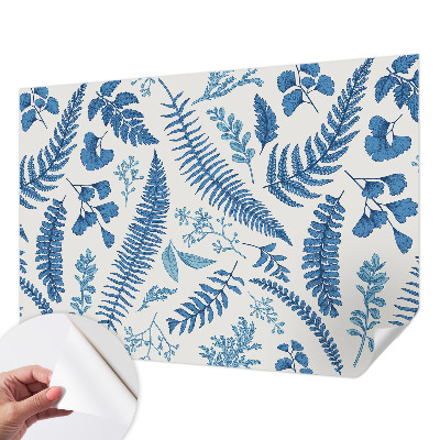 Fotomural decorativo para cabecero de cama patrones botánicos