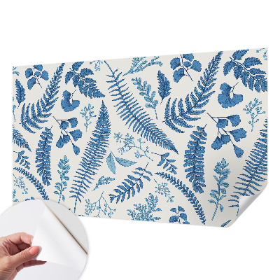 Fotomural decorativo para cabecero de cama patrones botánicos