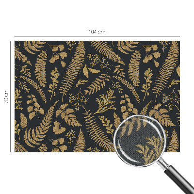 Fotomural decorativo para cabecero de cama hojas botánicas