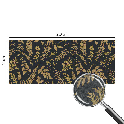 Fotomural decorativo para cabecero de cama hojas botánicas