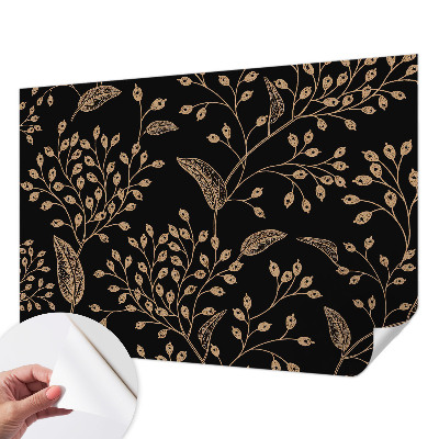 Mural de pared con estampado hermoso con motivo de elegancia botánica