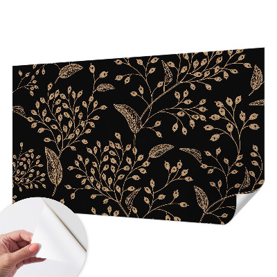 Mural de pared con estampado hermoso con motivo de elegancia botánica